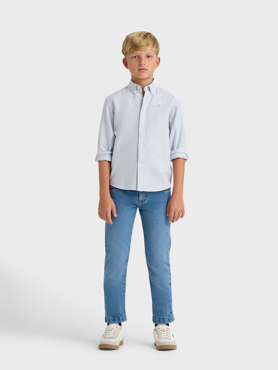 CAMISA OXFORD STRIPES KIDS